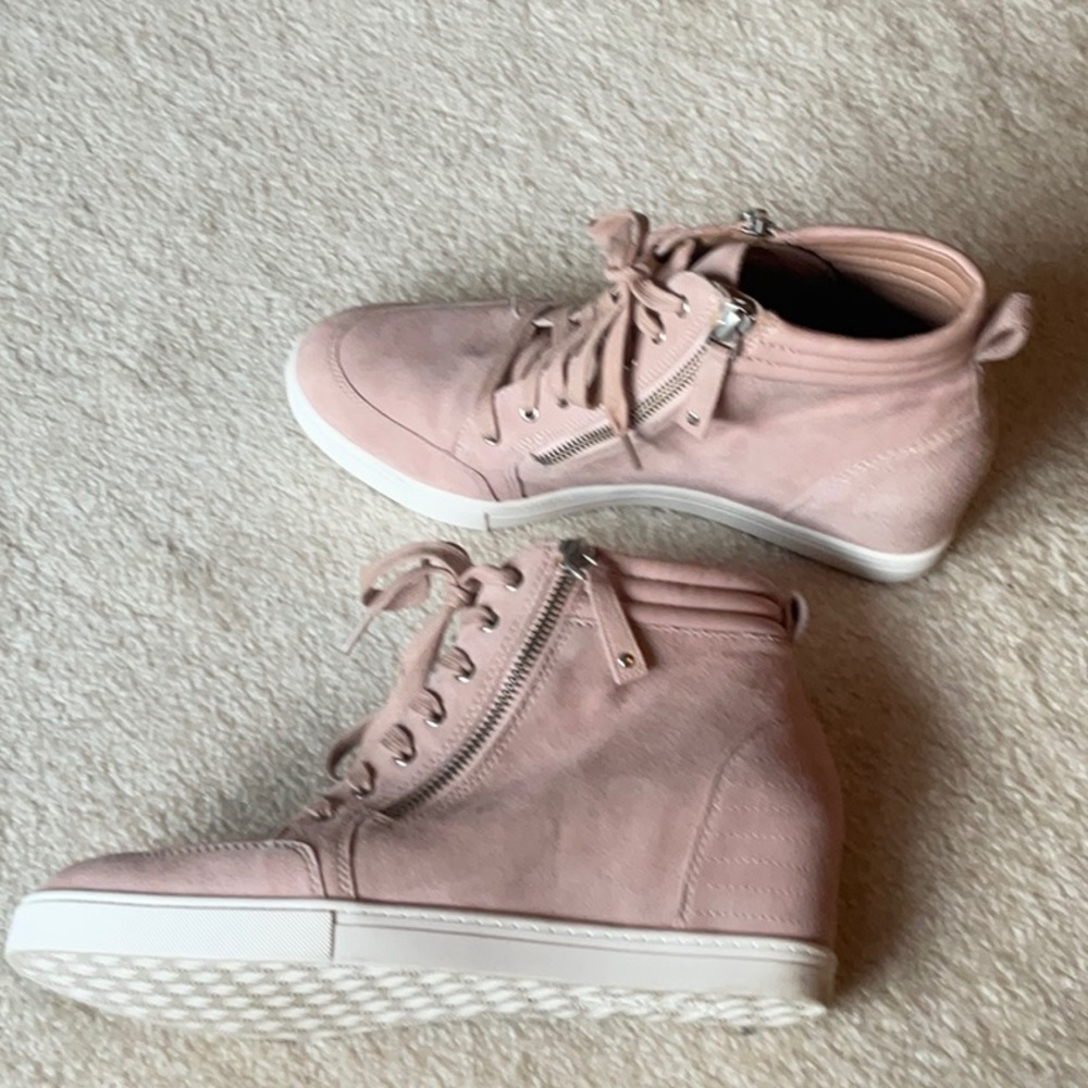 linea paolo faith wedge sneaker